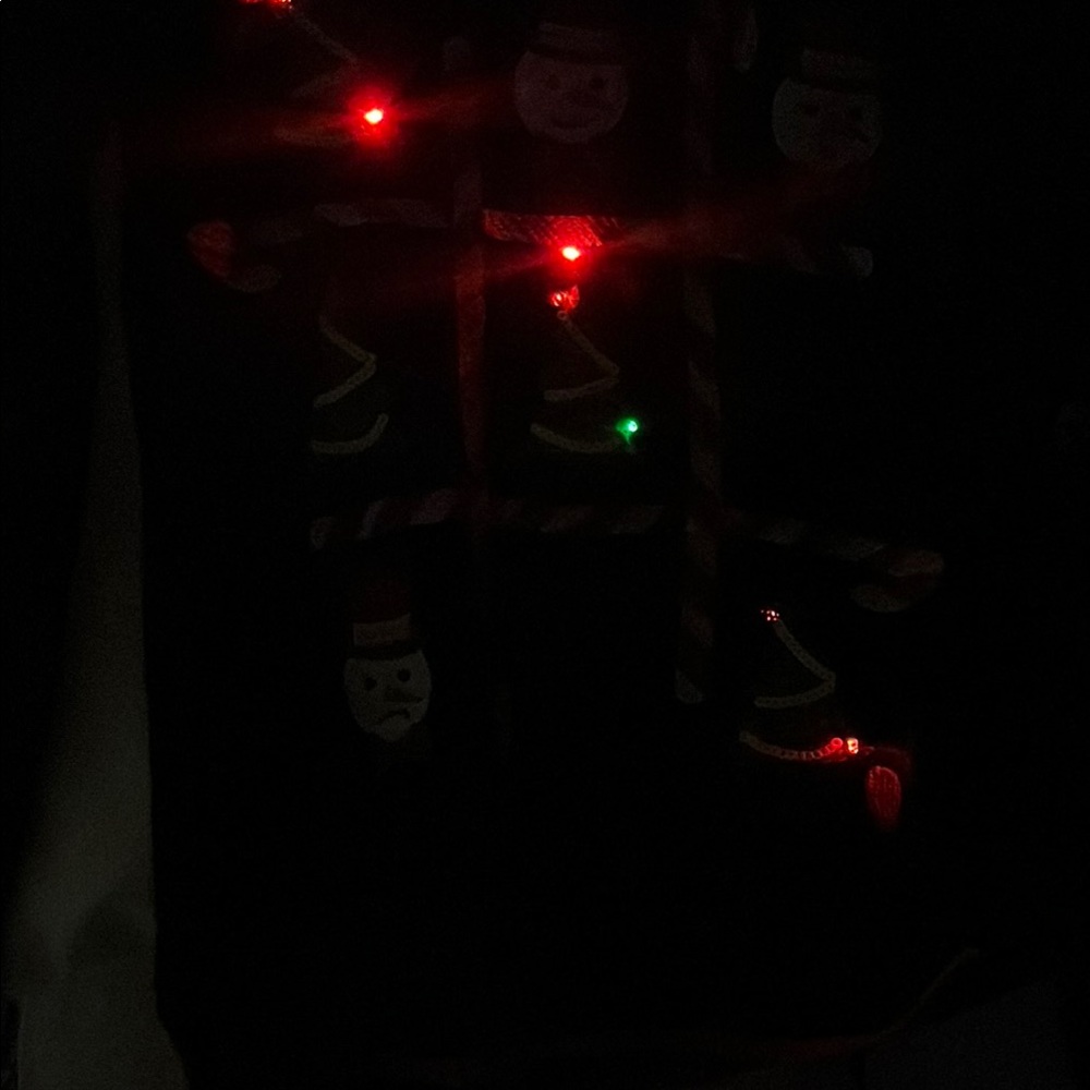 Holiday Cheer Black Sweater with Snowmen and Trees
